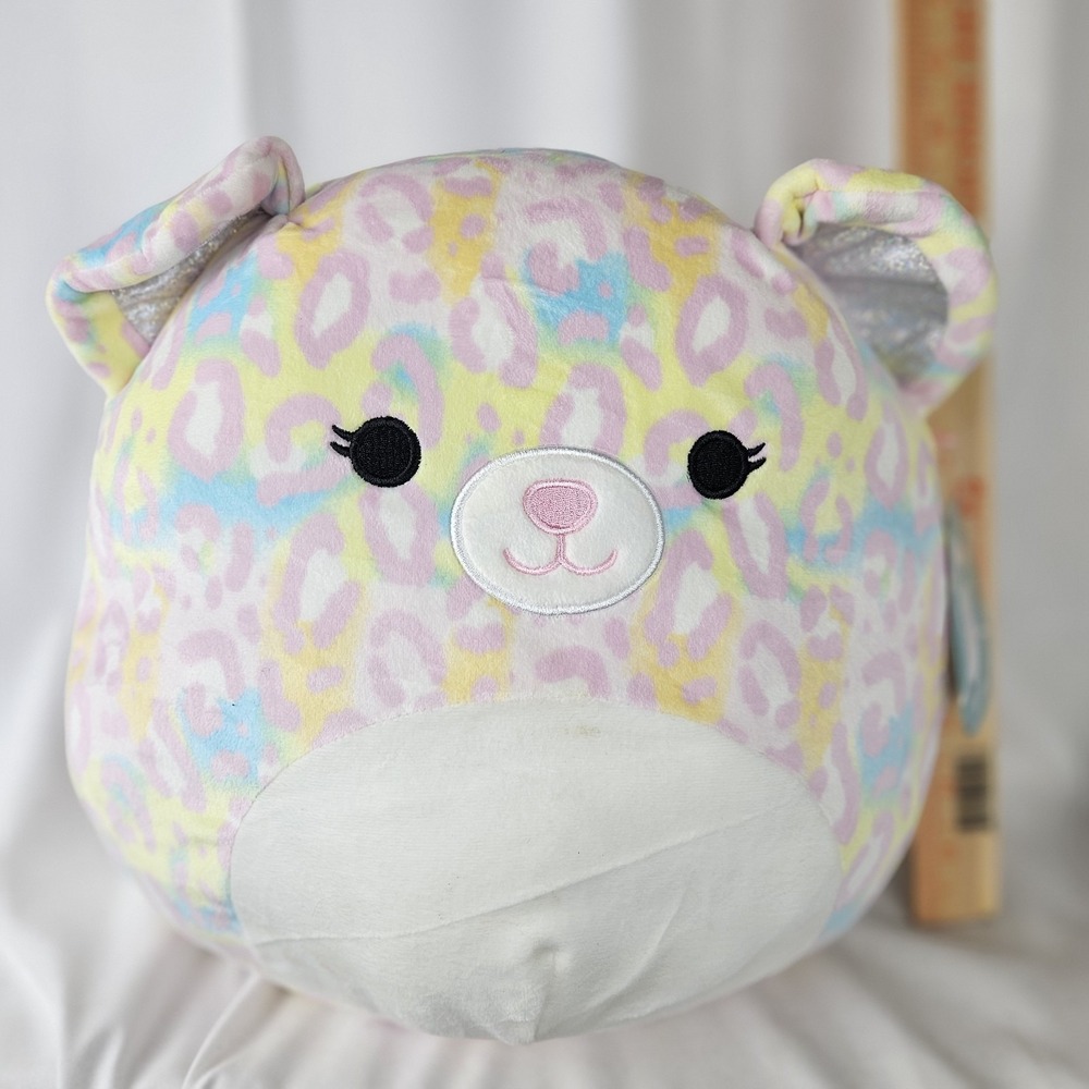 Squishmallow Michaela the Leopard 12 inch NEW with Tags Pastel Cat SHIPS FREE‎